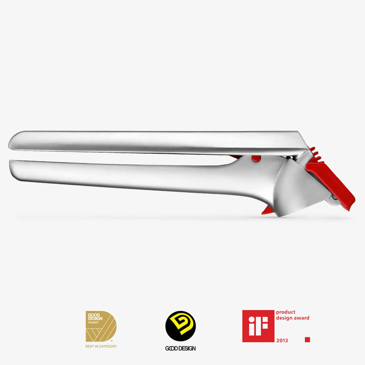 Garject Garlic Press with Peel Ejector & Scraper
