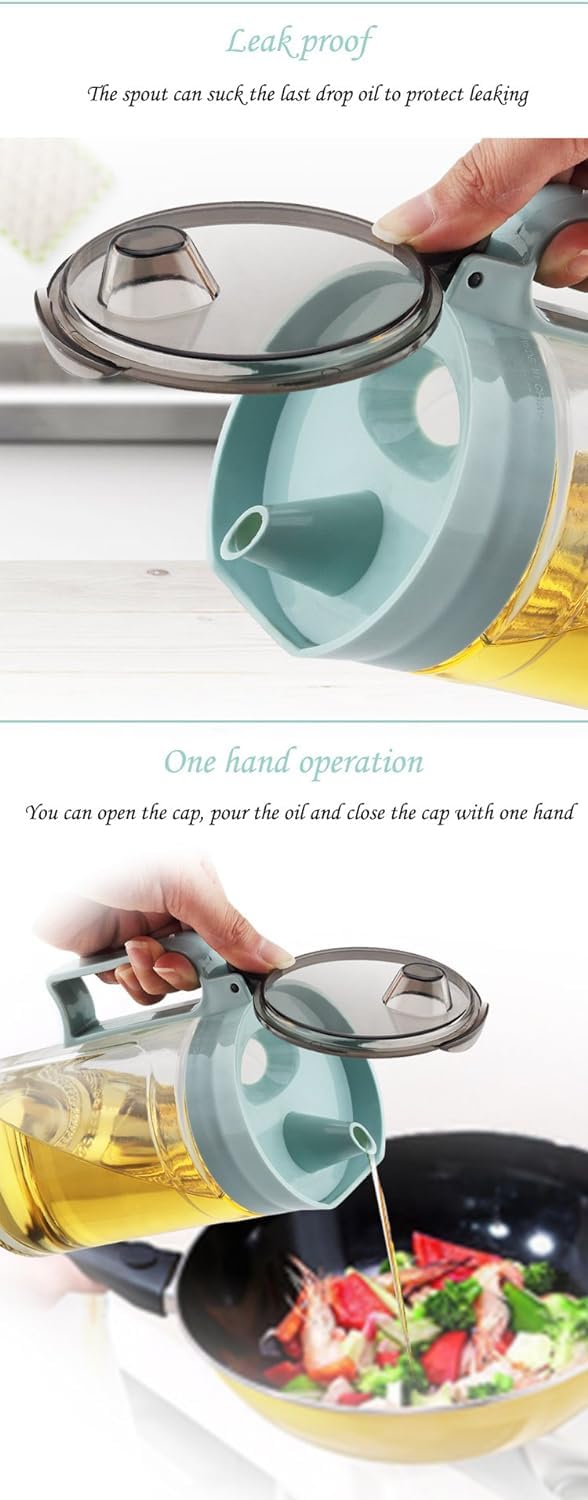 Olive Oil Vinegar Syrups Bottle Dispenser Cruet