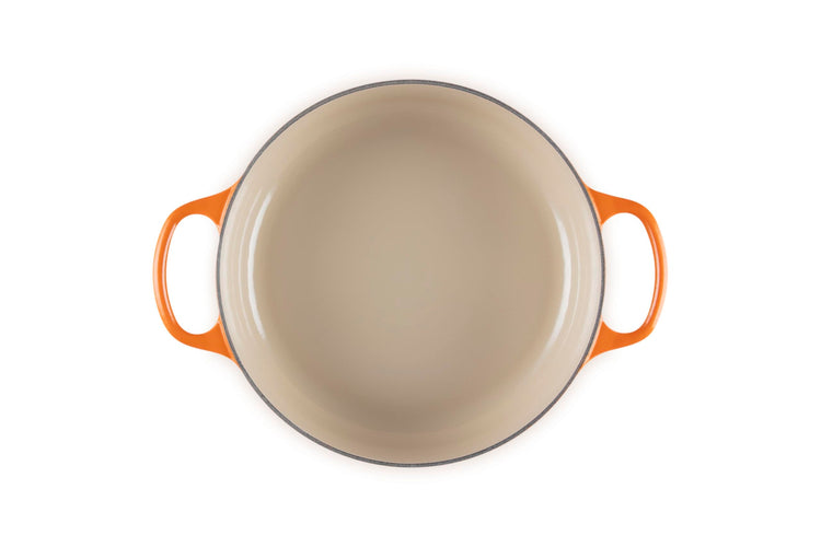 Enameled Cast Iron Round Wide Dutch Oven