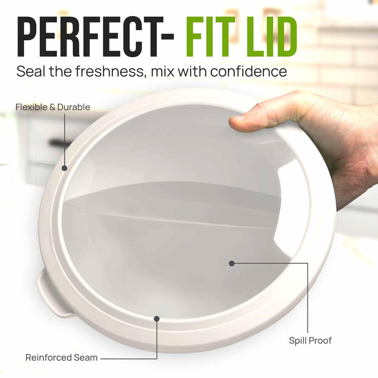 12 Piece Plastic Mixing Bowls with Leak (452.48 Count)