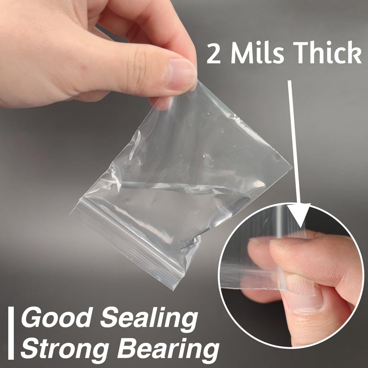 200Pcs 3x5 inch Plastic Zip Bags (200 Count)