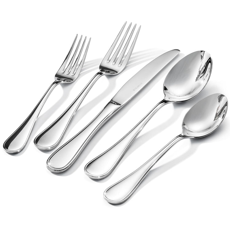 18 10 Stainless Steel Silverware Set for 8 (40 Count)