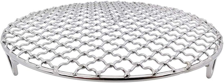 6.5" Round Cooling Rack Baking 304 Stainless Steel Versatile Steaming Grilling Fit Air Fryer
