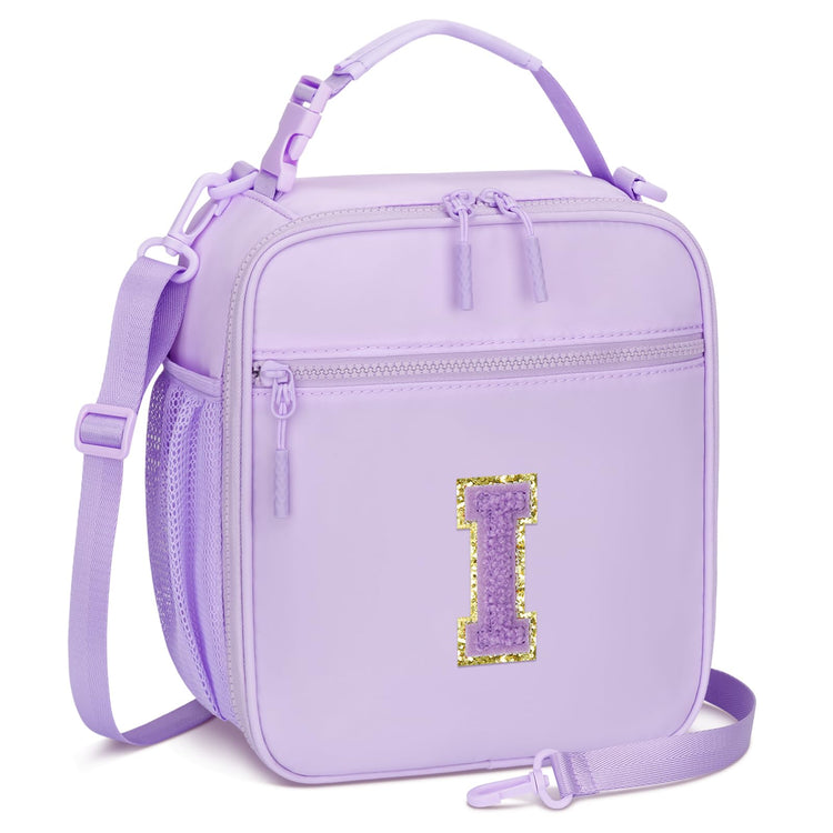Initial Insulated Lunch Bag for Girls Kids