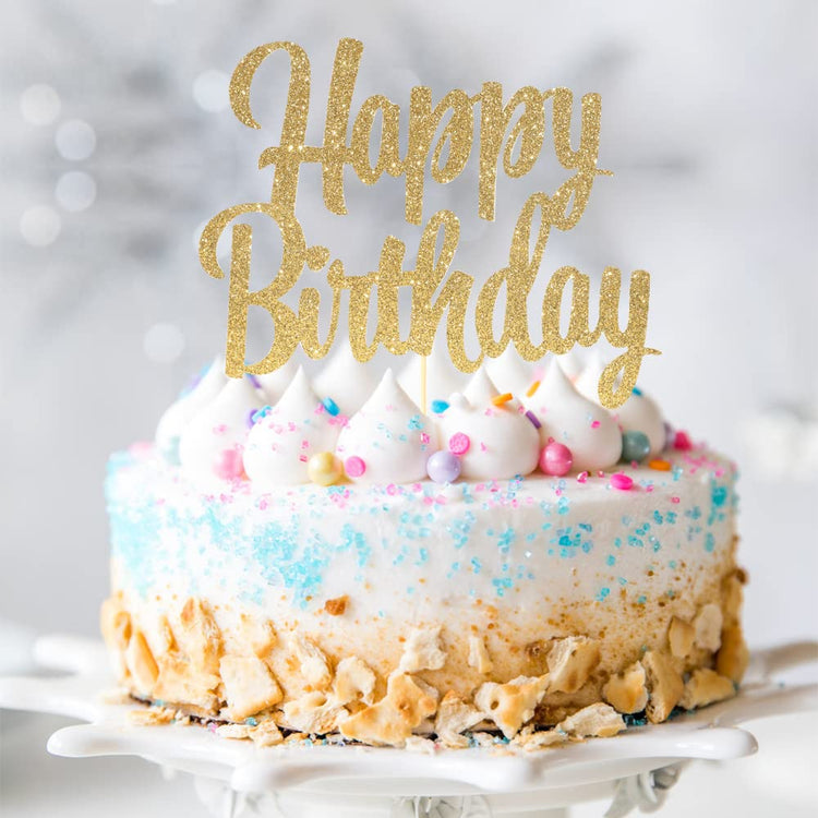 Happy Birthday cake topper