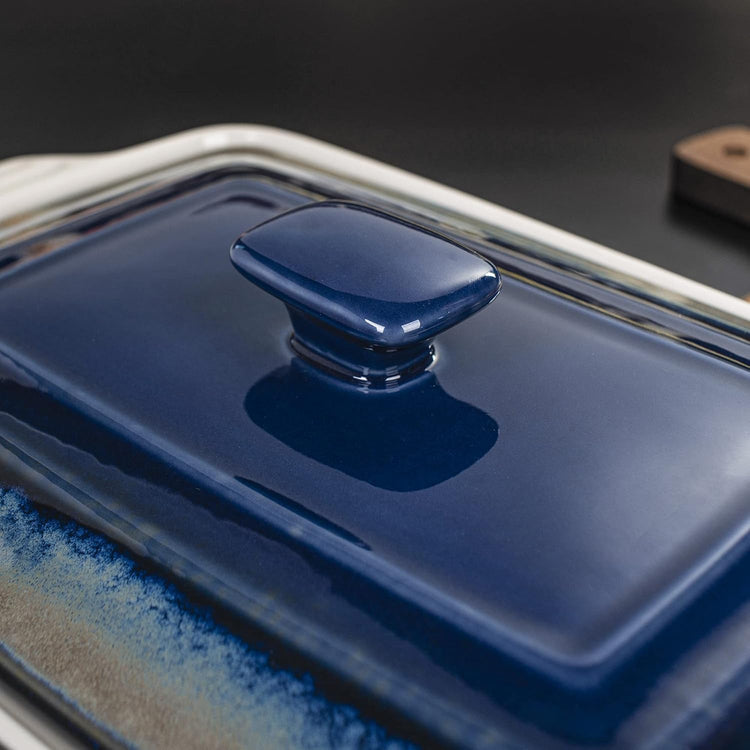 4.5 Quart Ceramic Casserole Dish with Lid