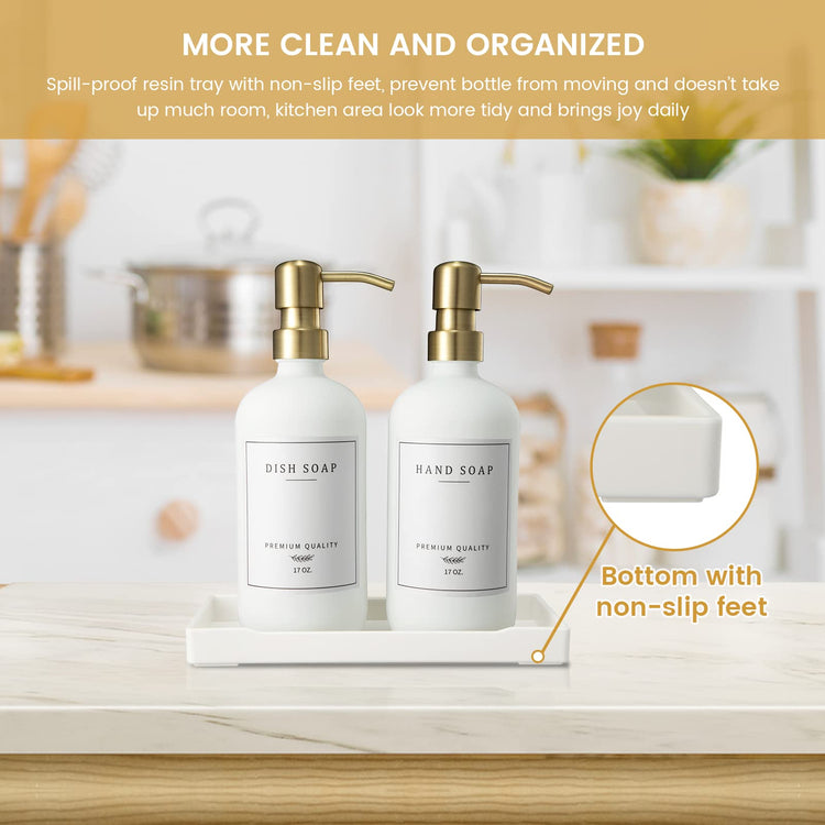 Glass Soap Dispenser for Kitchen