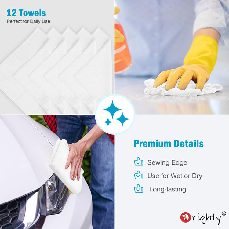 Microfiber Cleaning Cloth (12 Count)