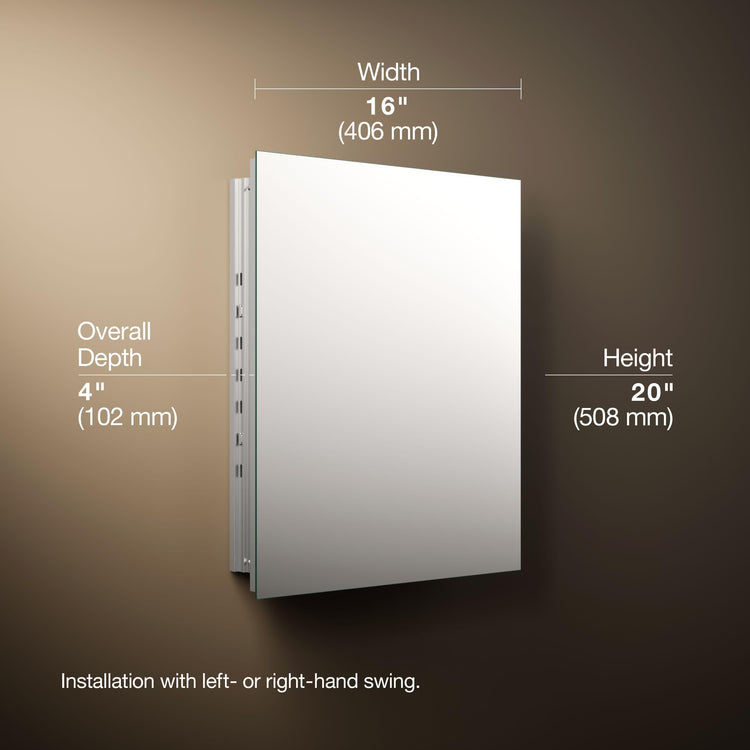 55060 NA Embark Slim Medicine Cabinet Mirror