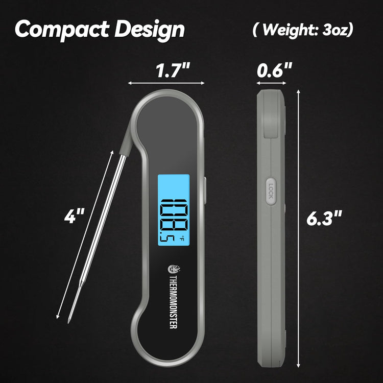 0.5 Sec Instant Read Meat Thermometer Digital for Cooking