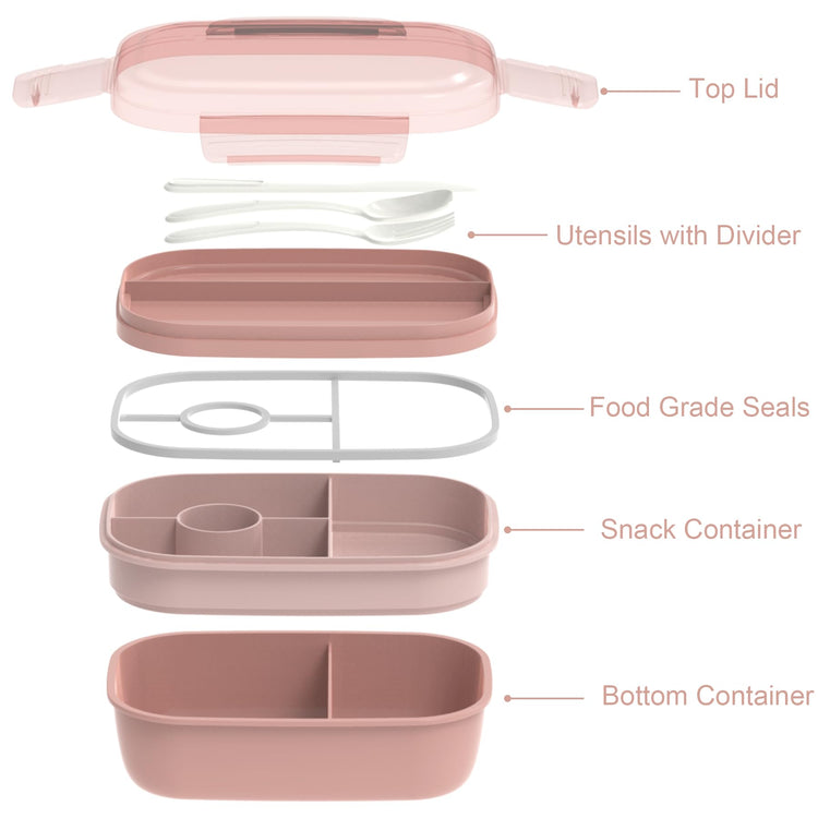 Leakproof Bento Box & Insulated Lunch Bag Set for School and Work