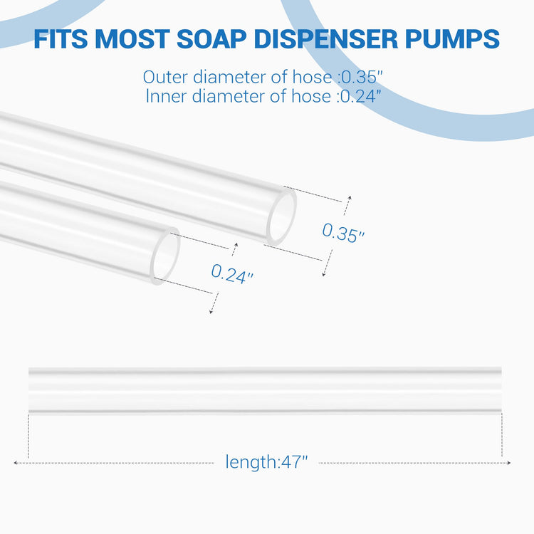 Sink Soap Dispenser Extension Tube Kit