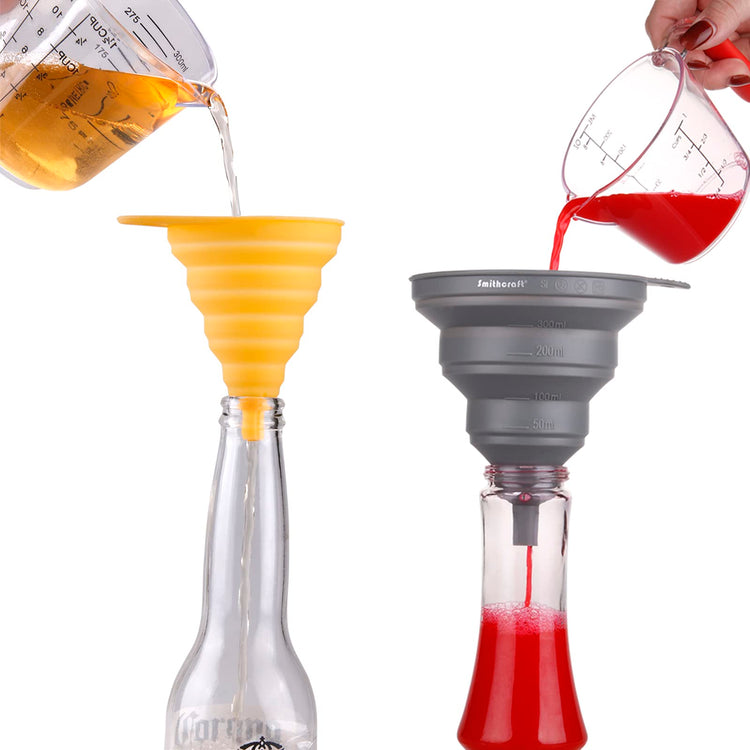 Funnel Set 4 Silicone Funnels for Kitchen
