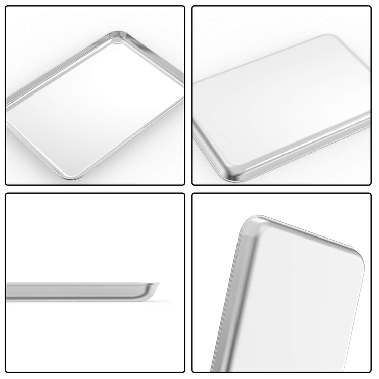 Baking Sheet with Cooling Rack and Silicone Baking Mat