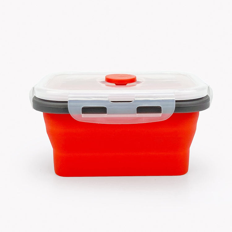 3piece Collapsible Food Storage Containers with Lids (3 Count)