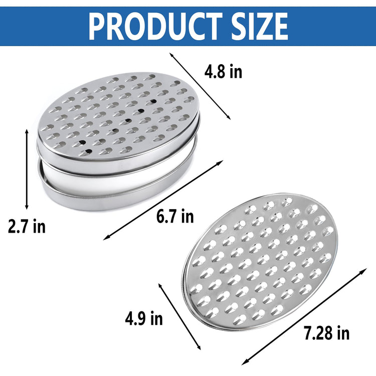 Cheese Grater Citrus Lemon Zester with Food Storage Container & Lid