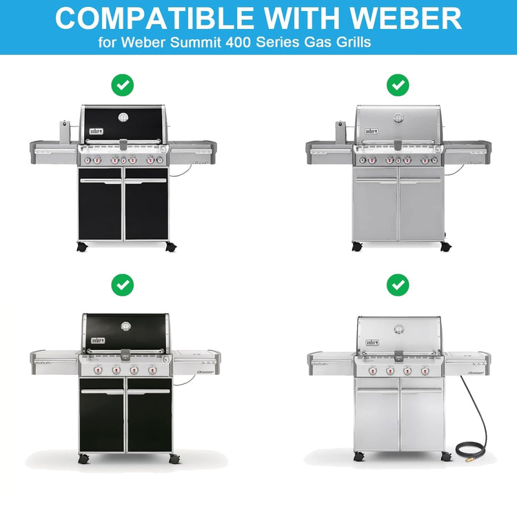 Full Size Griddle Inserts for Weber Summit 400 Gas Grills