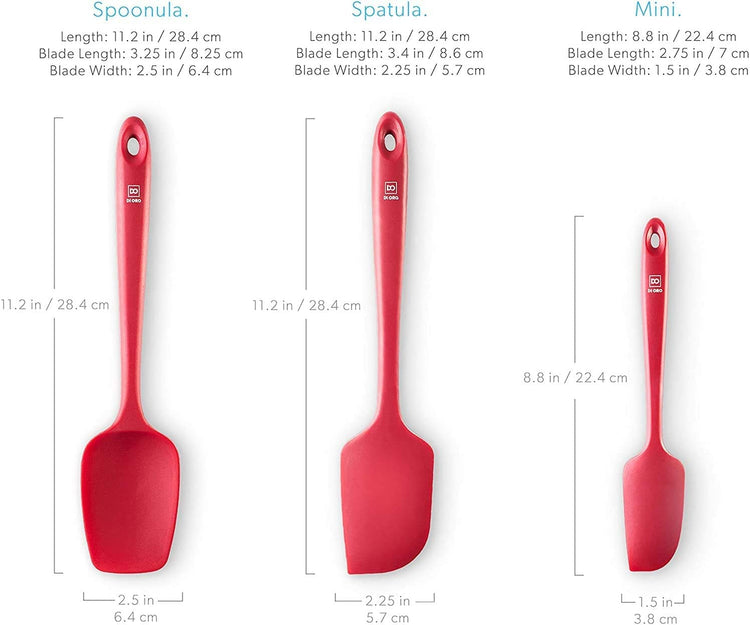 DI ORO Silicone Spatula Set (3 Count)