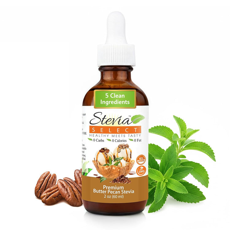 Butter Pecan Flavored Liquid Stevia (2 Fl Oz)