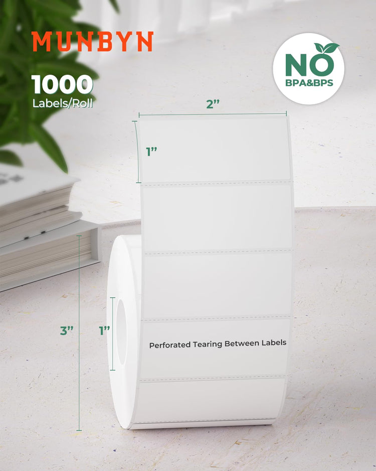 2x1 Thermal Labels (6000 Count)