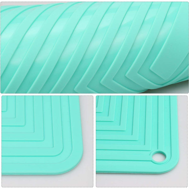 Large Silicone Trivet Mats for Hot Dishes (2 Count)