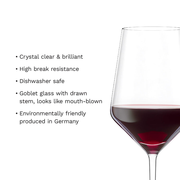 Revolution Bordeaux Red Wine Glasses 22 oz Set Of 6 (6 Count)