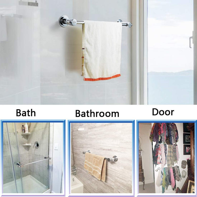 24 inch Suction Cup Towel Bar