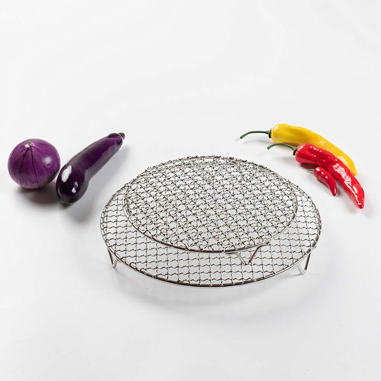 Versatile Round 304 Stainless Steel Cooling Rack Baking