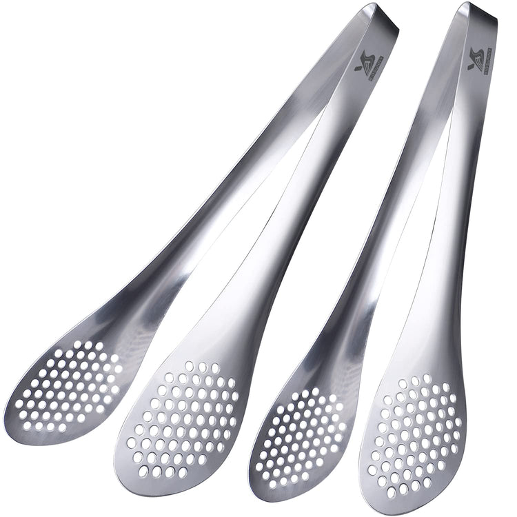 11Inch Kitchen Cooking Food Tongs Stainless Steel Buffet Tongs