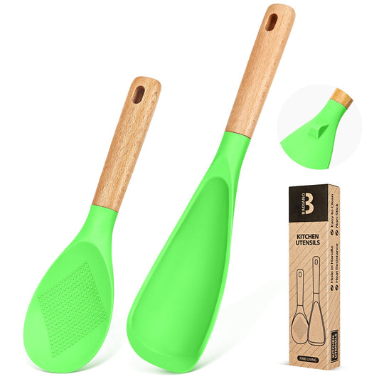 Cooking Spoon and Rice Scooper for Nonstick Cookware