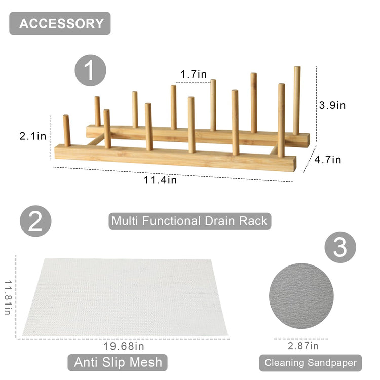 Large Stone Dish Drying Mat for Kitchen Counter