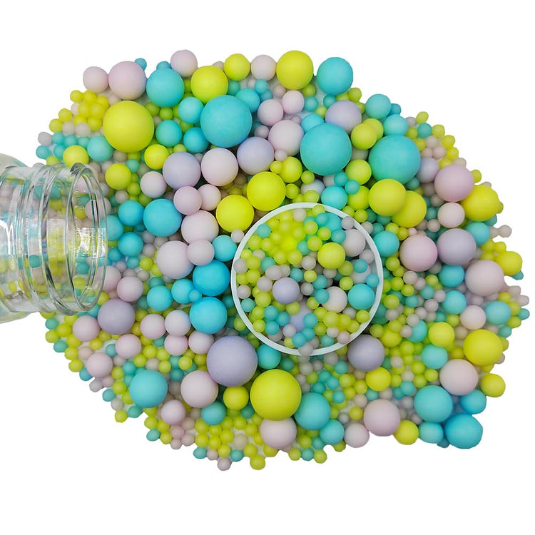 Edible Pastel Sugar Pearls Candy Sprinkles 120G (4.23 Ounce)