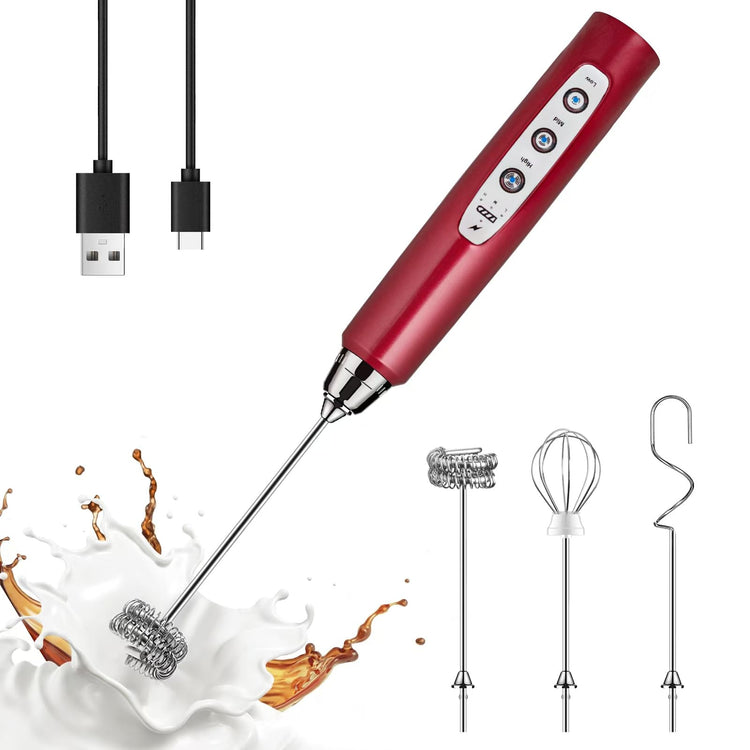 Handheld Milk Frother Wand for Coffee