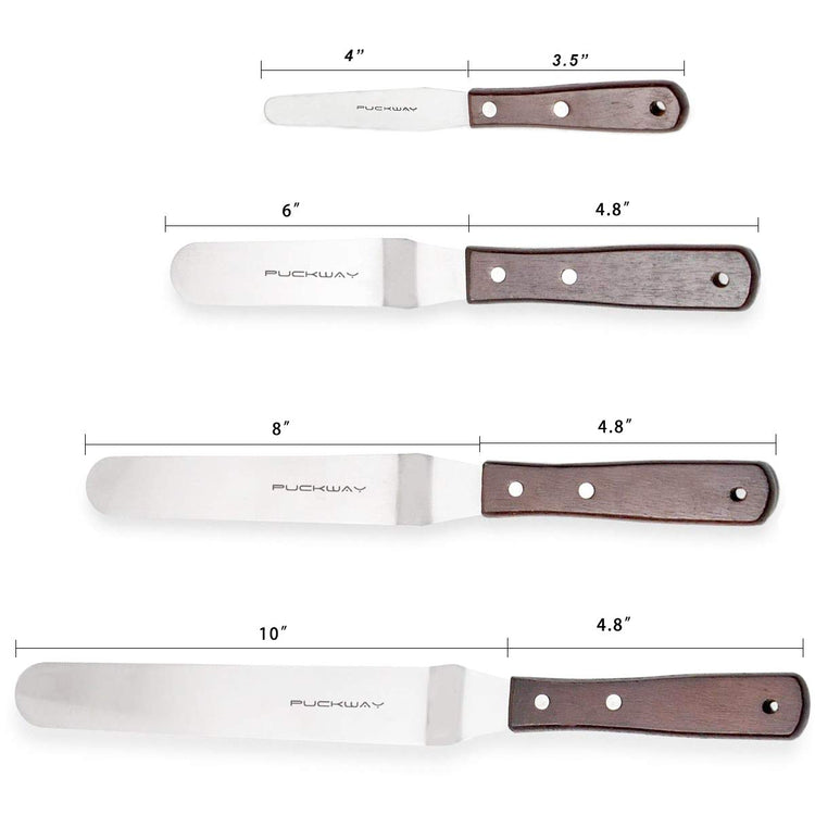 Offset Cake Icing Spatula Set of 4 (4 Count)