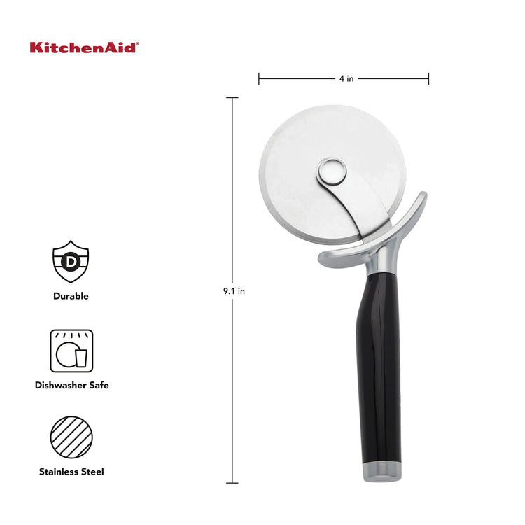 Classic Pizza Wheel with Sharp Blade For Cutting Through Crusts