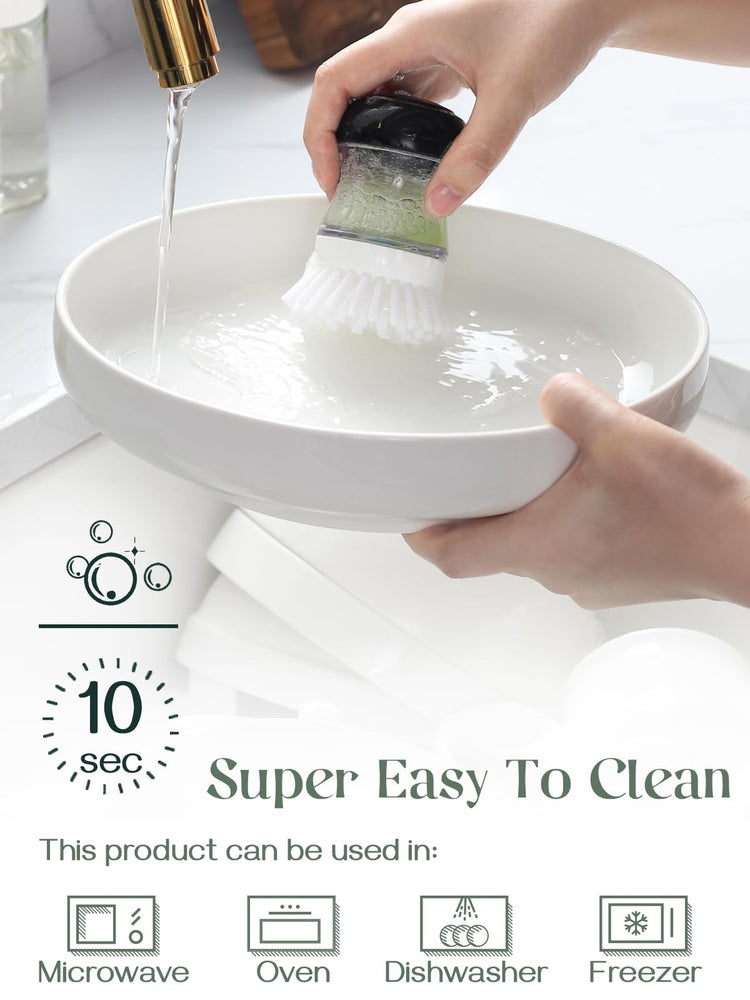 Pasta Bowls 65 oz Large Salad Bowls Set of 2 (2 Count)