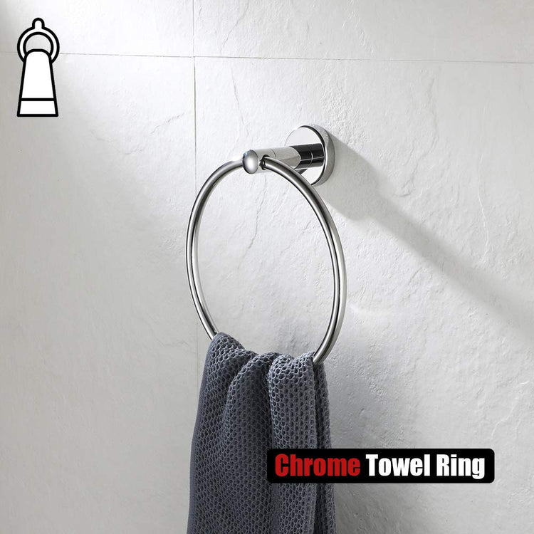 Chrome Towel Ring