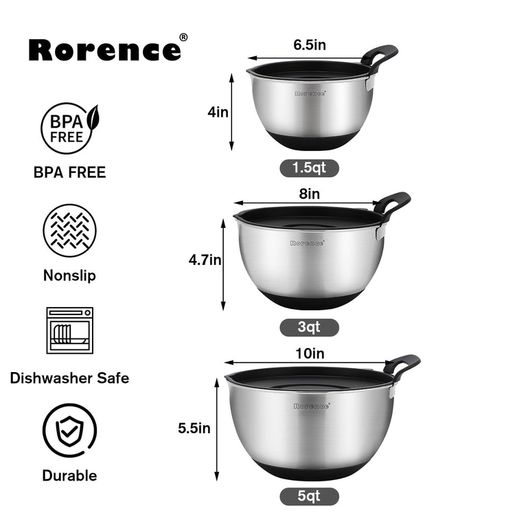 Stainless Steel Mixing Bowls (3 Count)