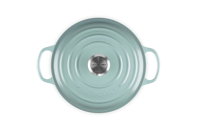 Enameled Cast Iron Round Wide Dutch Oven