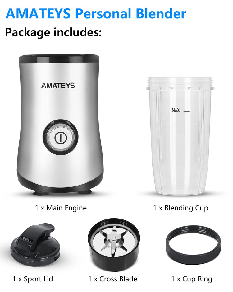Personal Blender with Button