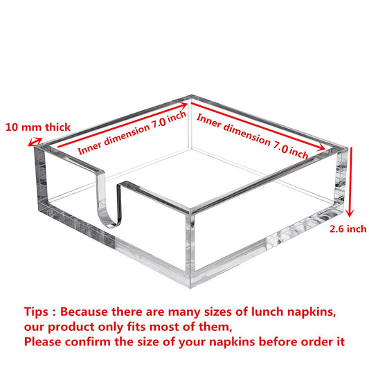 Acrylic Luncheon Napkin Holder