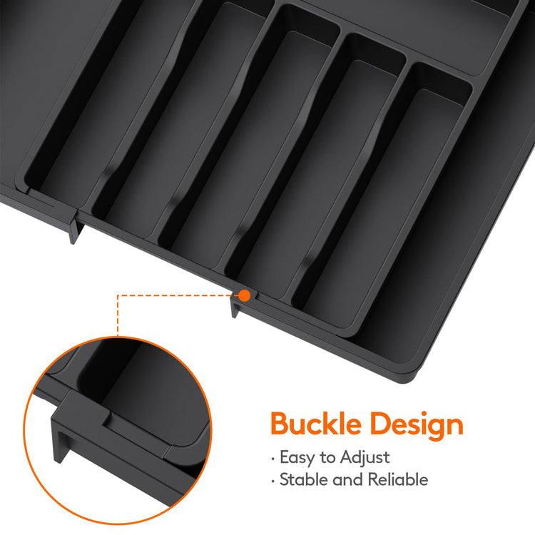 Extra Large Silverware Drawer Organizer