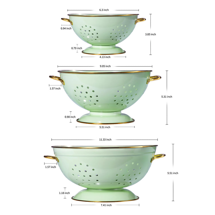 Metal Colander Set of 3 (3 Count)