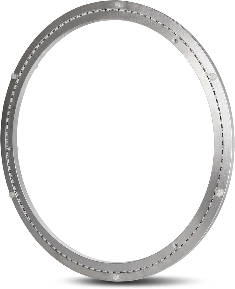 18 Inch Lazy Susan Heavy-Duty Aluminium Alloy Rotating Bearing Lazy Susan Hardware- Mute Bearing Turntable Ring Hardware for Dining and DIY Furniture (Capacity up to 550lb)