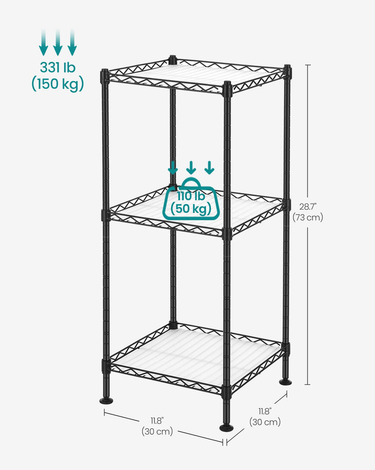 3 Tier Bathroom Shelf