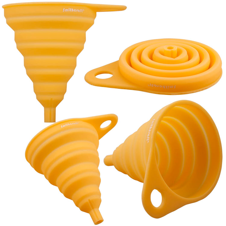 Funnel Set 4 Silicone Funnels for Kitchen