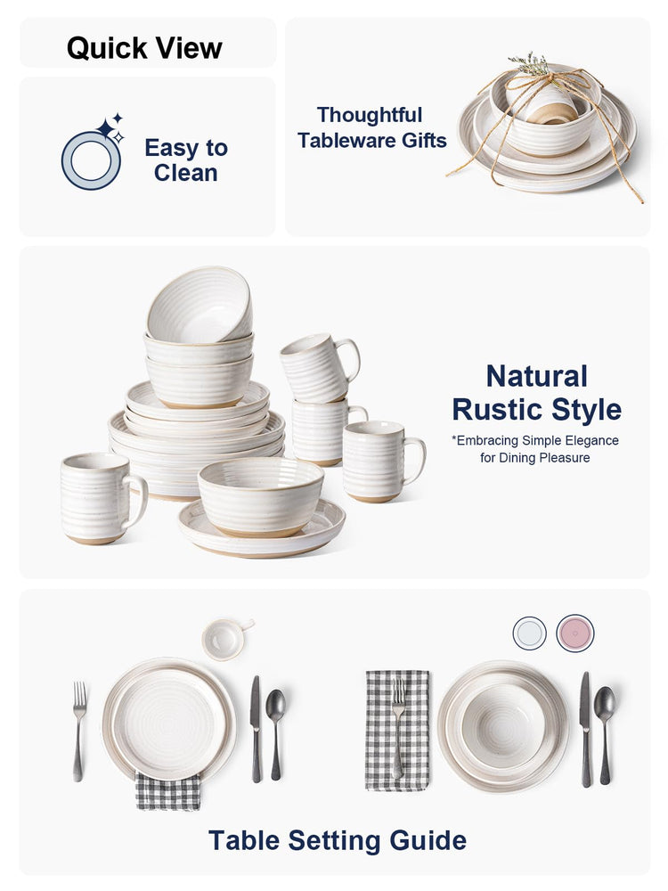 Ceramic Dinnerware Sets for 4