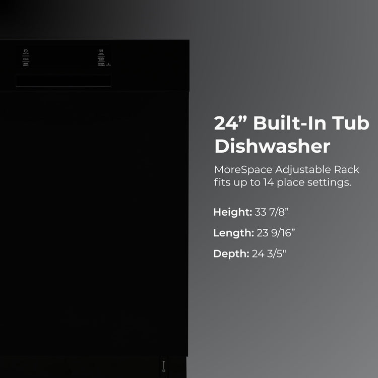 24" Built In Dishwasher