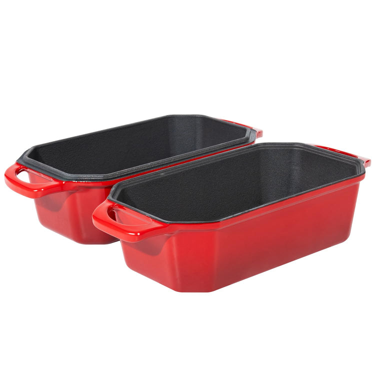 Bread Pan Cast Iron Loaf Pan with Lid Bread Loaf Pan 8.5x4.5 Inch Loaf Pan Enameled Cast Iron Sourdough Loaf Pan