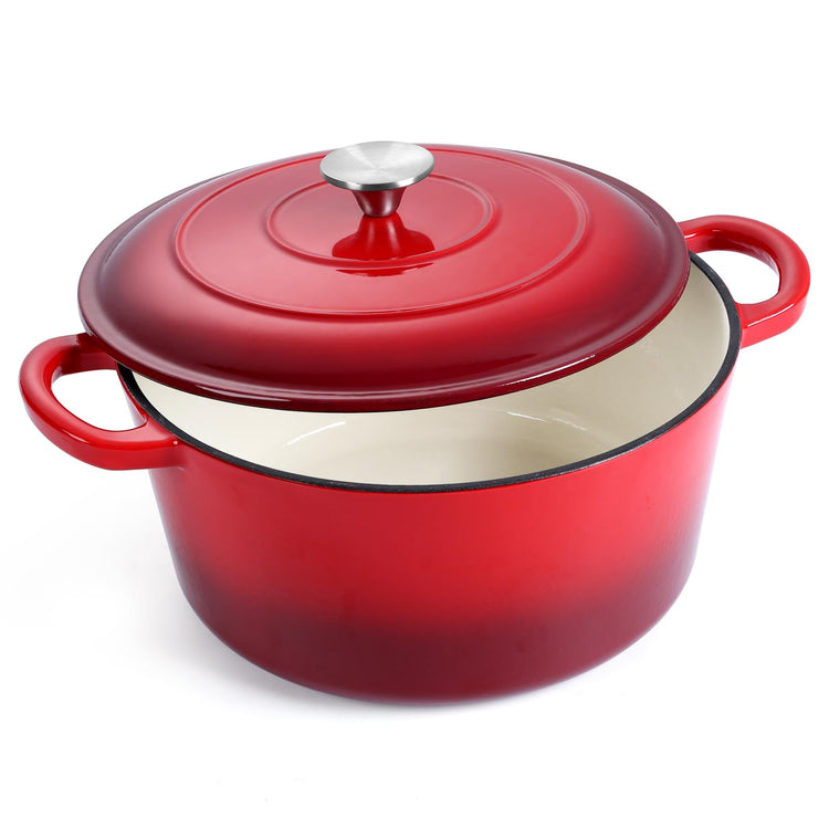 Enameled Cast Iron Dutch Oven with Lid